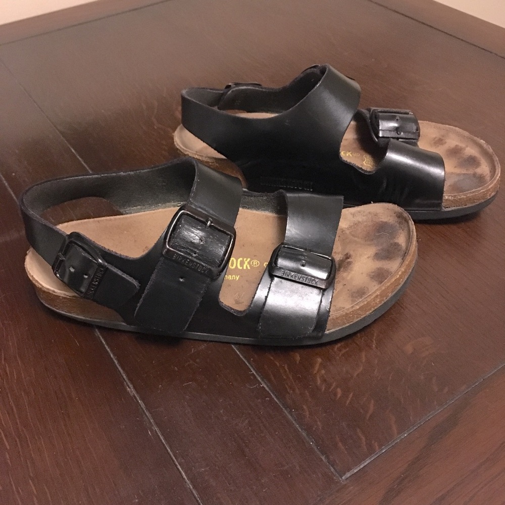 Black Birkenstock Milanos - Size 37